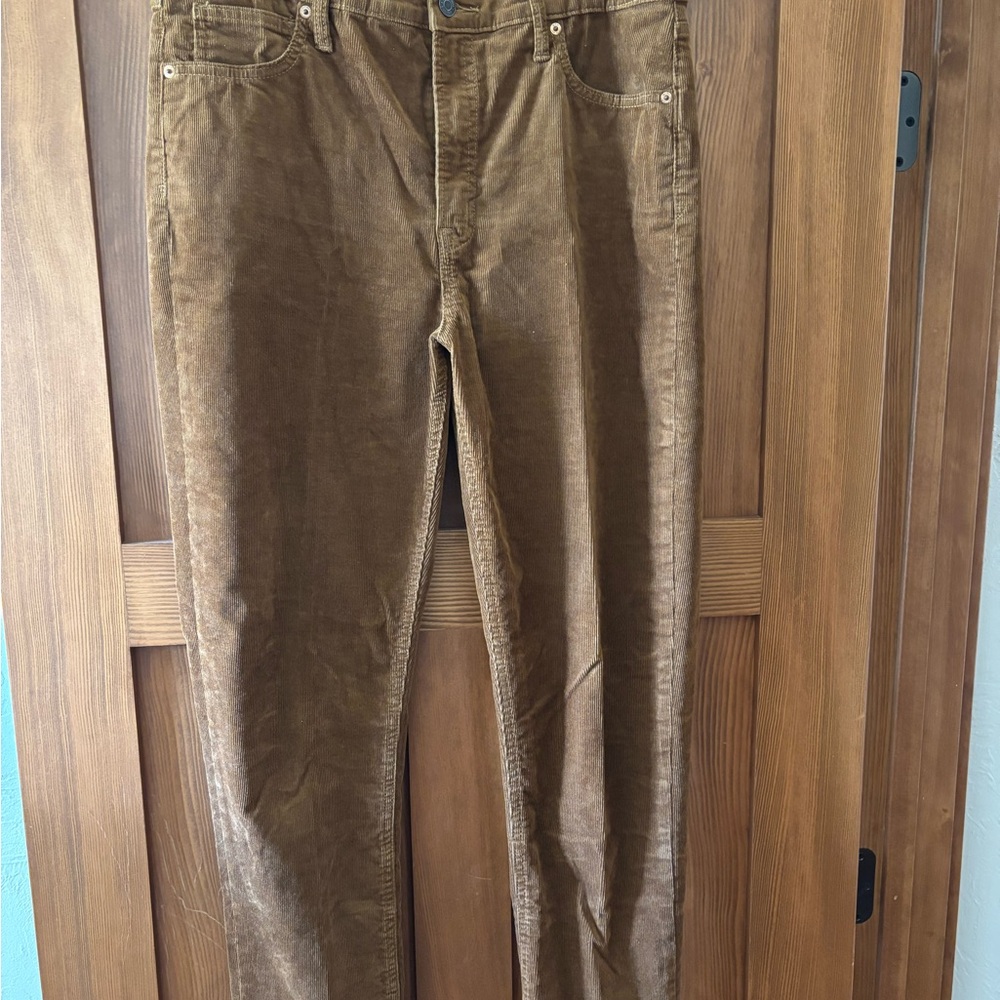 Vintage slim corduroy pants